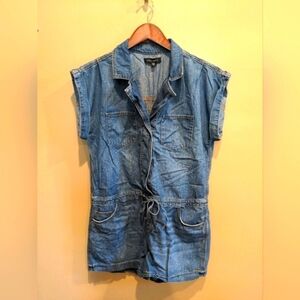 Anthropologie Sanctuary Denim Romper - Stylish Blue Scout